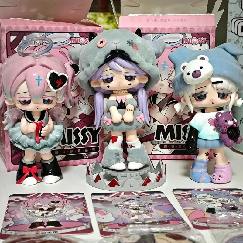 Hot Genuine Missy Sweet Mourning Lolita Series Blind Box Cute Action Figure Toys  Anime Figures Doll Decor Toy Birthday Gift