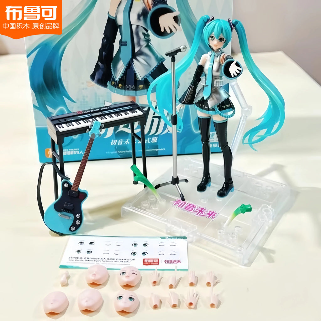 New Original Blokees Hatsune Miku Miracle Version Anime Figure Action Figure Decortion Grils Christmas Birthday Gifts