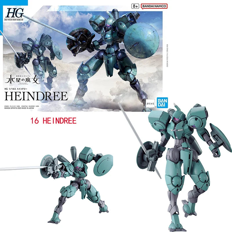 Bandai Genuine HG The Witch From Mercury GUNDAM LFRITH CALIBARN BEGUIR-BEU DARILBALDE ZOWORT HEAVY Anime Assembly Model Toys Kid