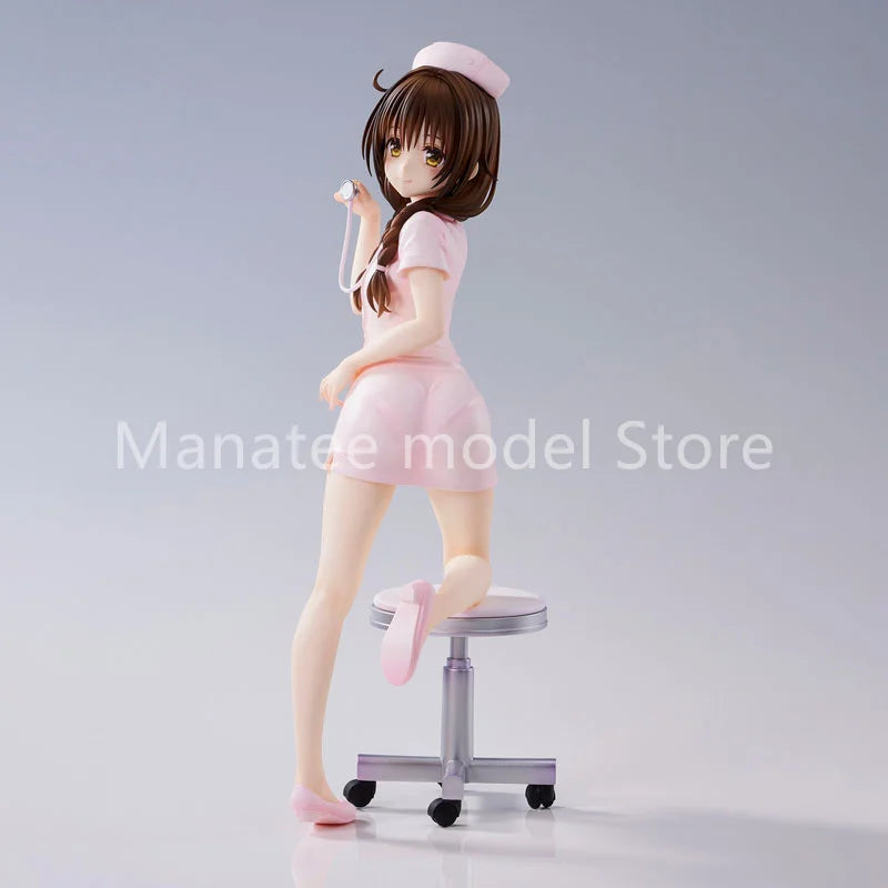 Union Creative Original To Love-Ru Darkness Mikan Yuuki Nurse Cosplay PVC Action Figure Anime Model Toys Collection Doll Gift