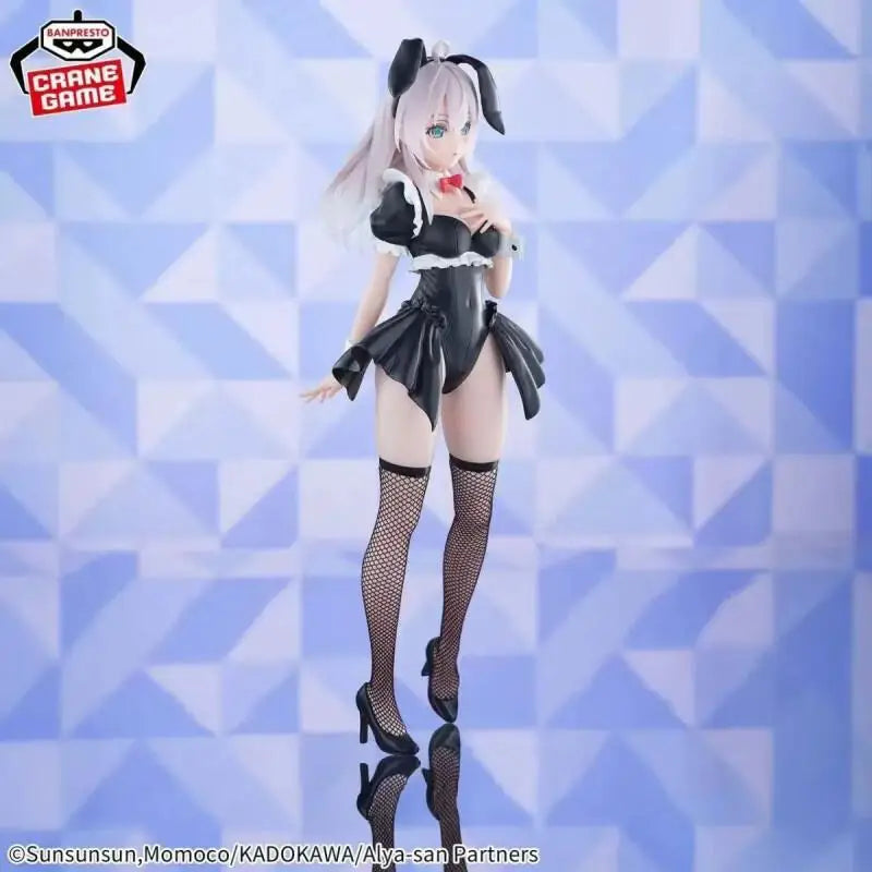 Bandai Eli Glitter Glamours Bunny Girl Version Prize Figure PVC Anime Fans Collection Display High Quality Japanese Version New