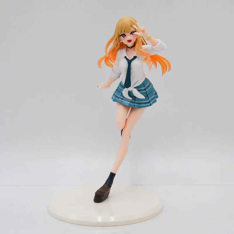 23cm My Dress-Up Darling Sexy Anime Girl Figure Marin Kitagawa Bikini Action Figure Adult Collectible Model Doll Toys Gifts