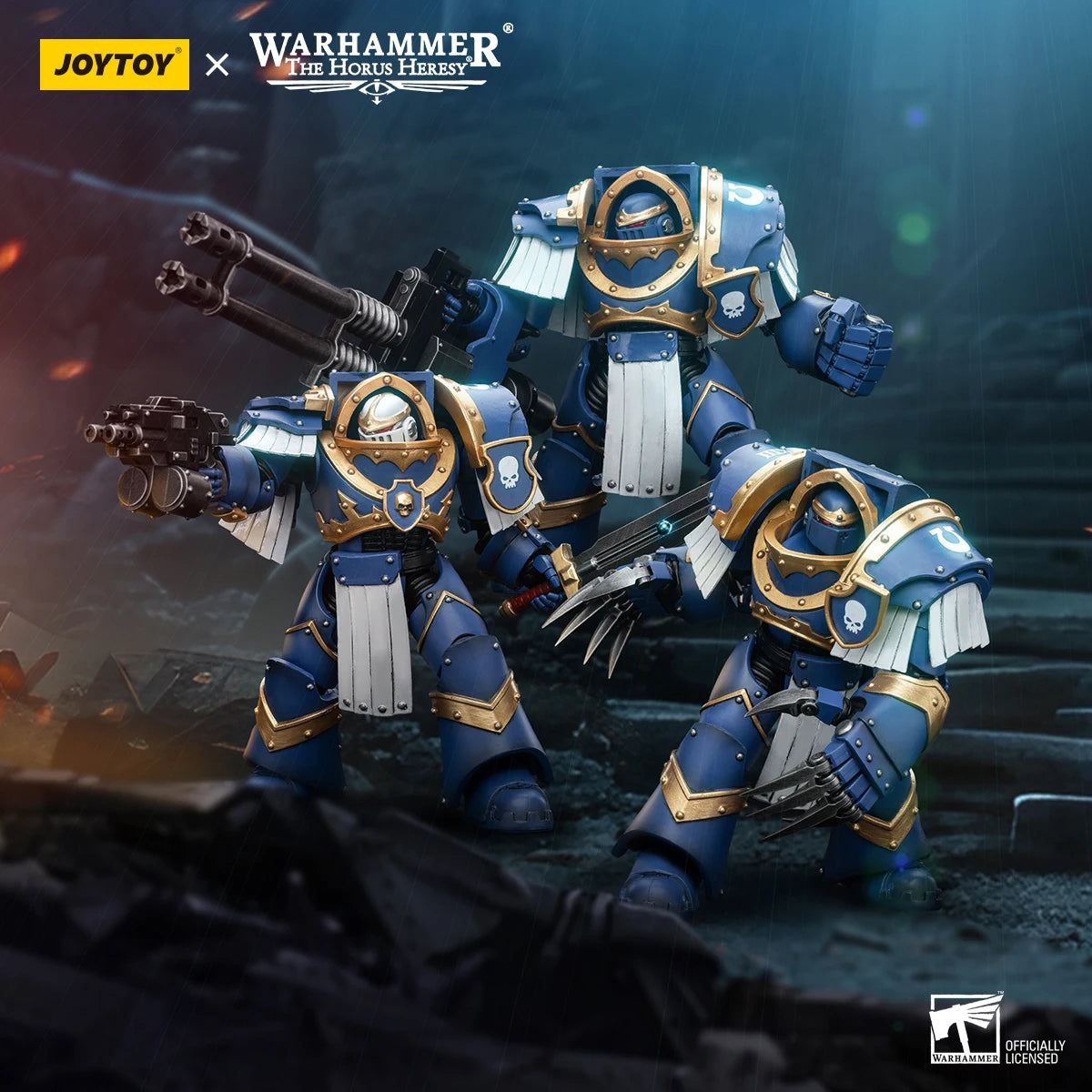 JOYTOY Warhammer 40K 1/18 Actionfigur Ultramarines Cataphractii Terminator Squad Anime Figuren Spielzeug Modell