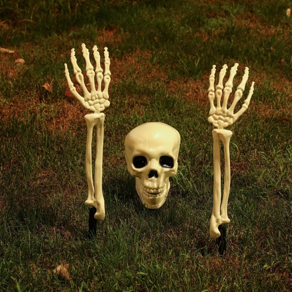 Halloween Dekoration Schädel Skelett Horror Künstlicher Arm Außen Hof/garten Dekorationen Ghostface Hallowen Tag der Toten