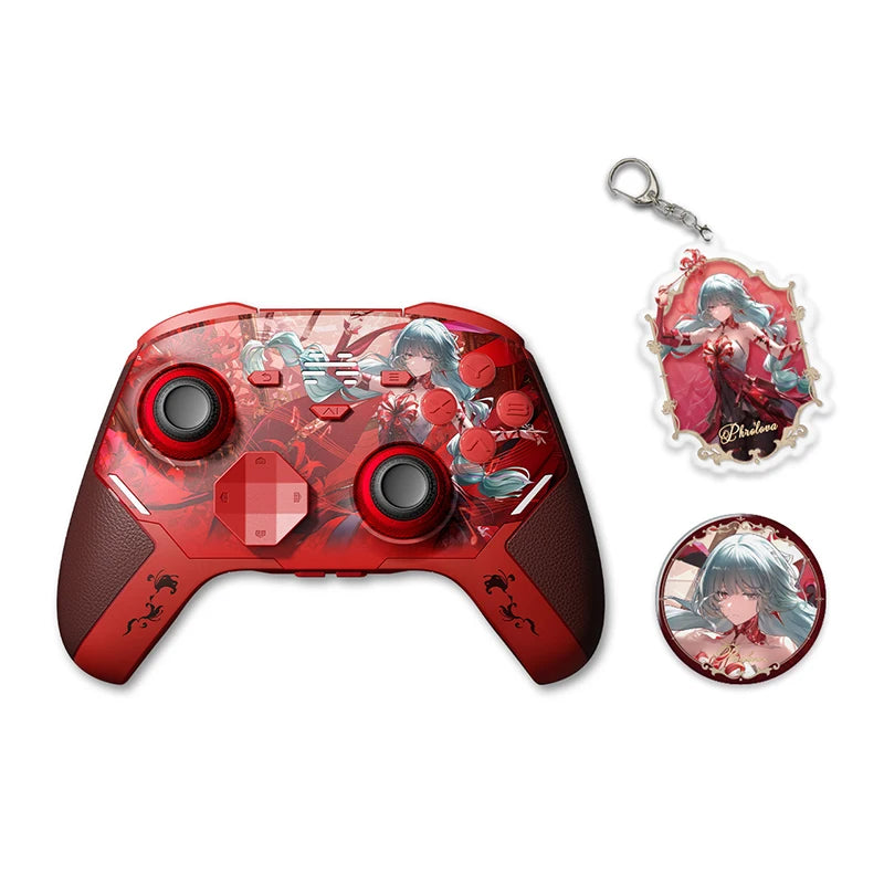 Wuthering Waves Cartethyia Phrolova Game Controller Wireless Bluetooth Tri-Mode Tmr Rocker Anime Game Switch Tablet Gamepad Gift