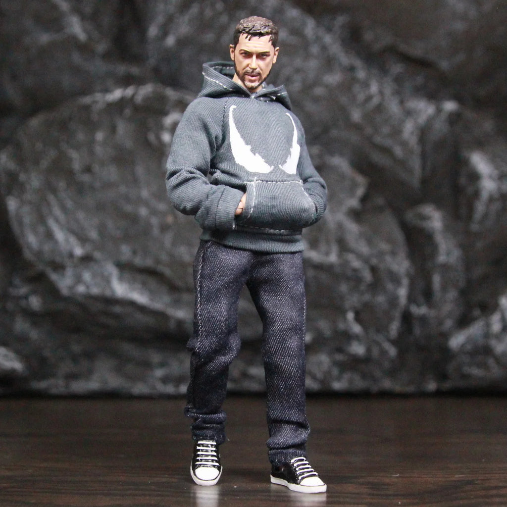Venom Edward Brock Movie 6" Action Figure Tom Hardy Spider man Carnage Symbiote 1:12 one:12 1/12 Clothing Toys Doll Model