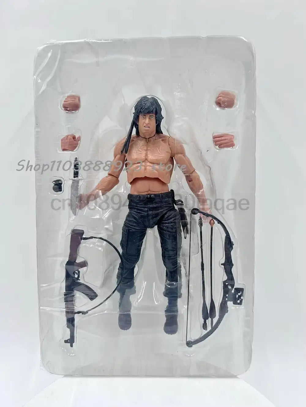 NECA Figure First Blood John J Rambo Stallone Action Figure Rambo 2015 Ver. Special Forces Soldier Avenger Sylvester Film Model