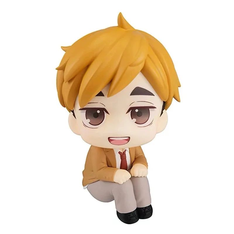 Anime Haikyuu!! miya atsumu Oikawa Tooru Iwaizumi Hajime Akaashi Keiji Look Up Model Action Figures Q Version PVC Birthday Gifts