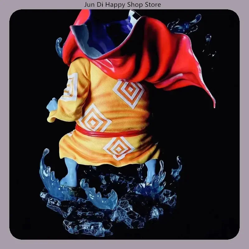 31cm One Piece Jinbe Anime Action Figure Model Statue Boys Collection Attack Posture Desktop Decoration Toy