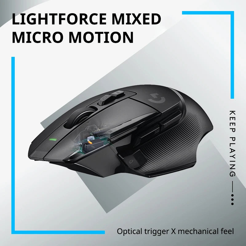 Logitech G502X PLUS Wireless Gaming Mouse Lightspeed 25K Hero Optical Sensor E-Sports Gaming Mouse For PC Gamer Accessoires Gift