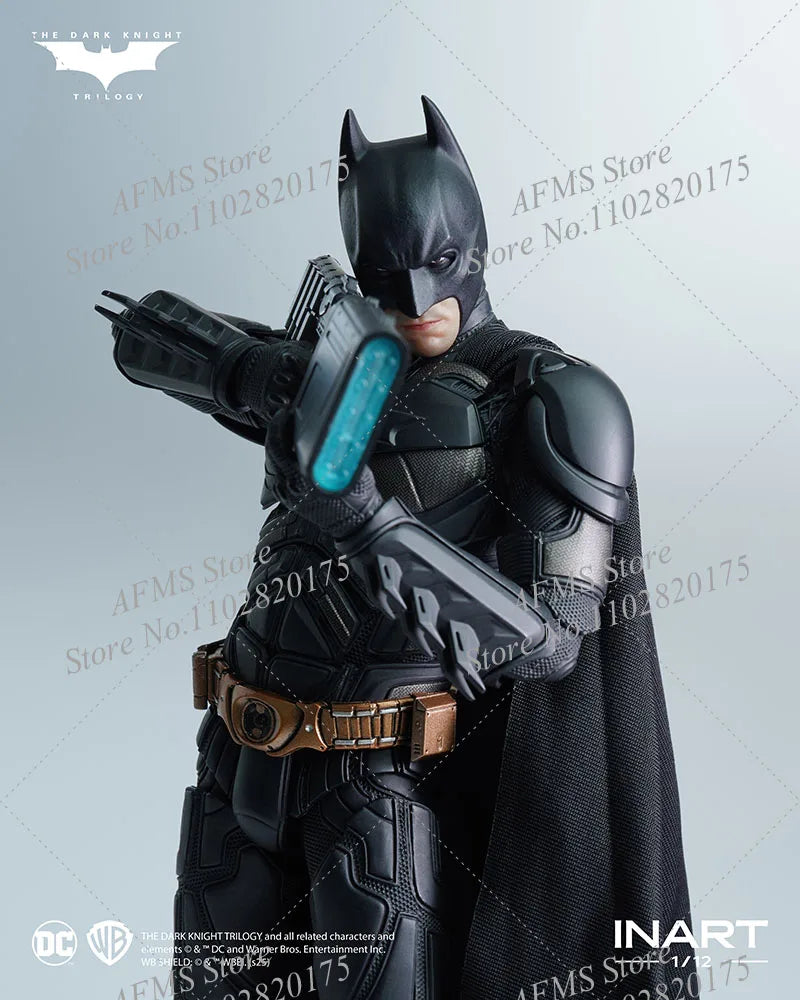 INART 1/12 Men Soldier Bat Hero Christian Bale The Dark Knight Rises Eternal Fight Hero 6Inch Action Figure Model Collection