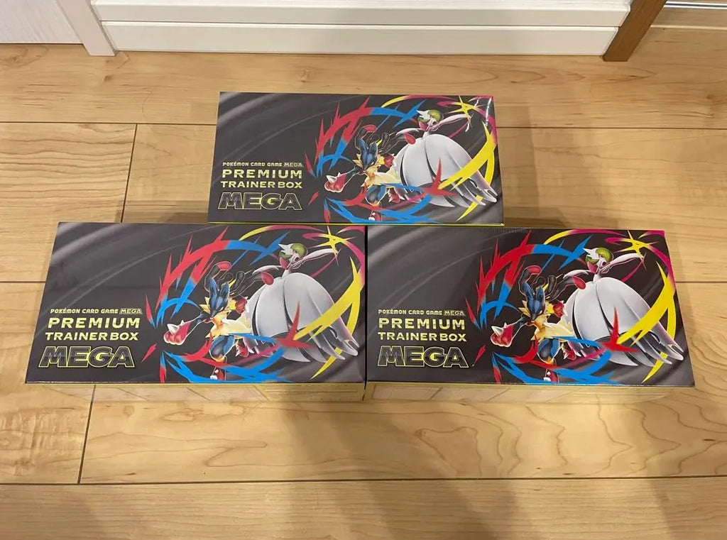 Original Pokemon Cards Mega Evolution Supplement Pack Whole Box Lilyai Collection Ideal Birthday Gift Collection Card Toy