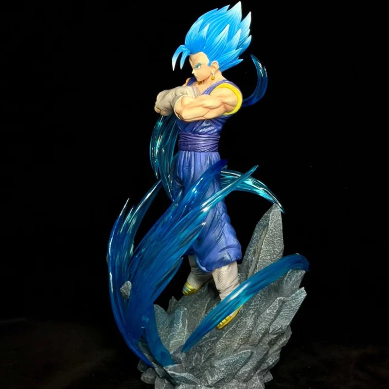 Anime Dragon Ball Z Vegetto Super Saiyan Blue Figure Gk Model Statue Collectable Ornaments Combat Action Figurine Boy Toy Gifts