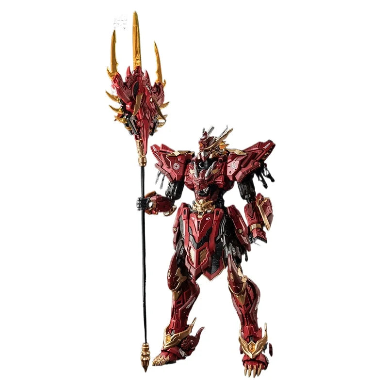 【In Stock】Wanqing Model Chinese Zodiac Mecha Blazing Chenlong Posable Assembly Model With Alloy Inner Frame Display Figurine Toy