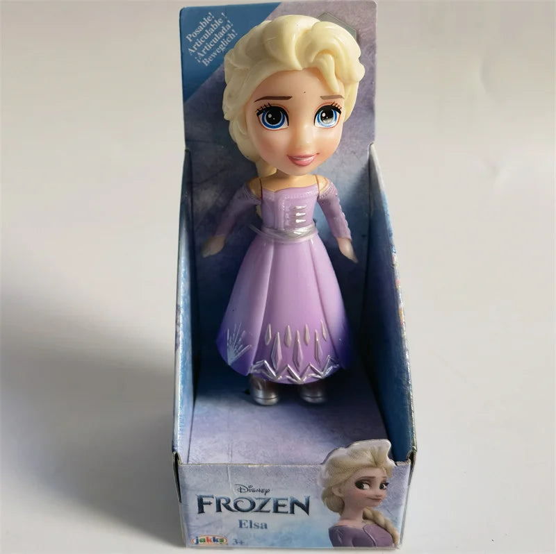 New Hot Disney Princess Miniature Doll Model Rapunzel Ariel Snow White Poseable Cute Anime Action Figure Model Frozen Gift Toy