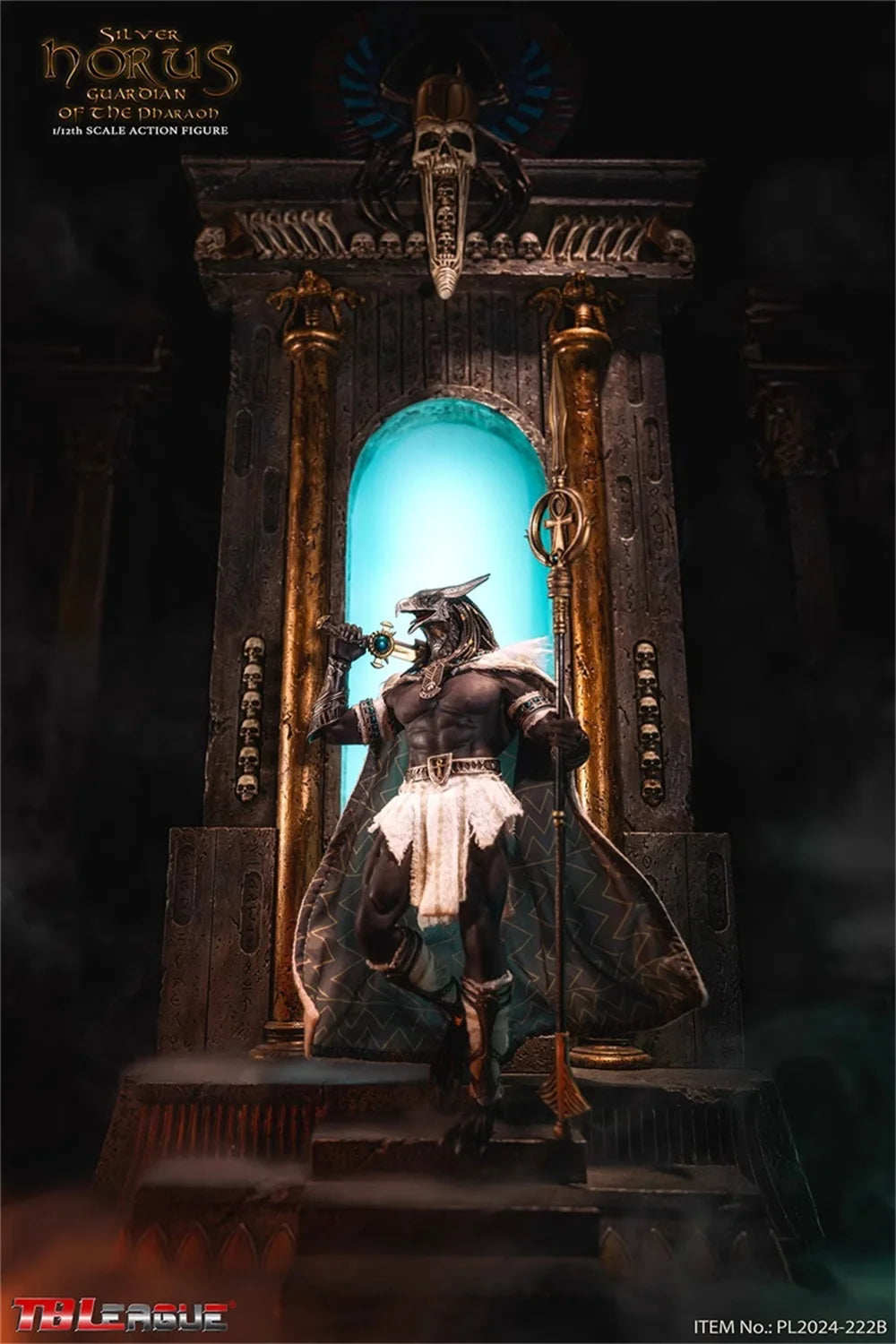 1/12th TBLeague PL2024-222B Black Version Vintage Egypt Horus Guardian with Platform Gift For Fans Collect