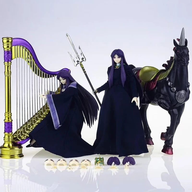 JM.MST Saint Seiya Myth Cloth EX Pandora With Harp 2 Body/Dress/Armor Black Horse Hades Knights of the Zodiac Action Figure