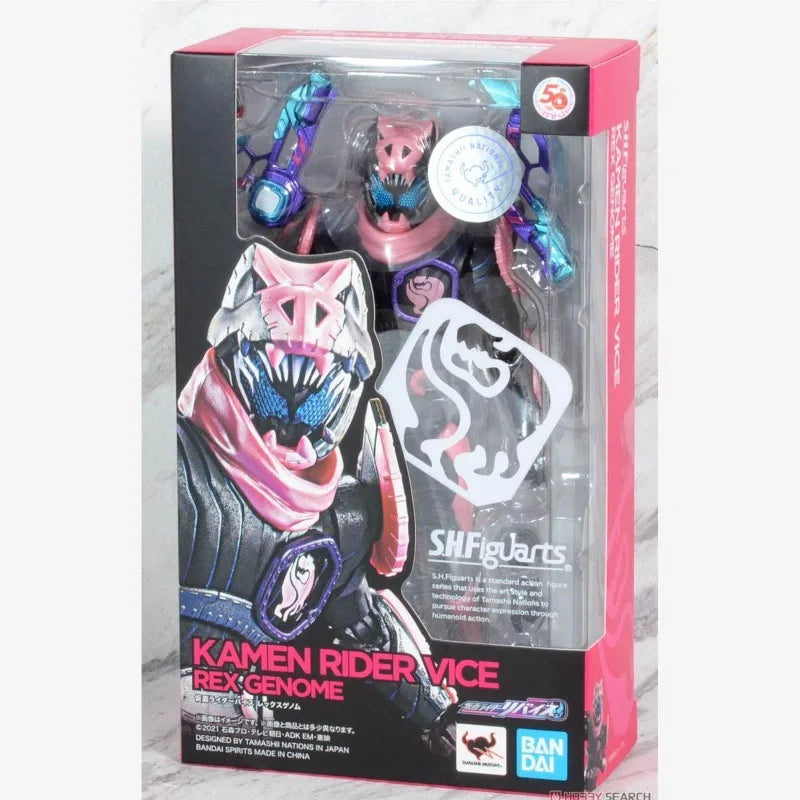 In Stock Bandai S.H.Figuarts Kamen Rider Revice Vice Rex Genome Action Figure Collection Series Model Cartoon Character