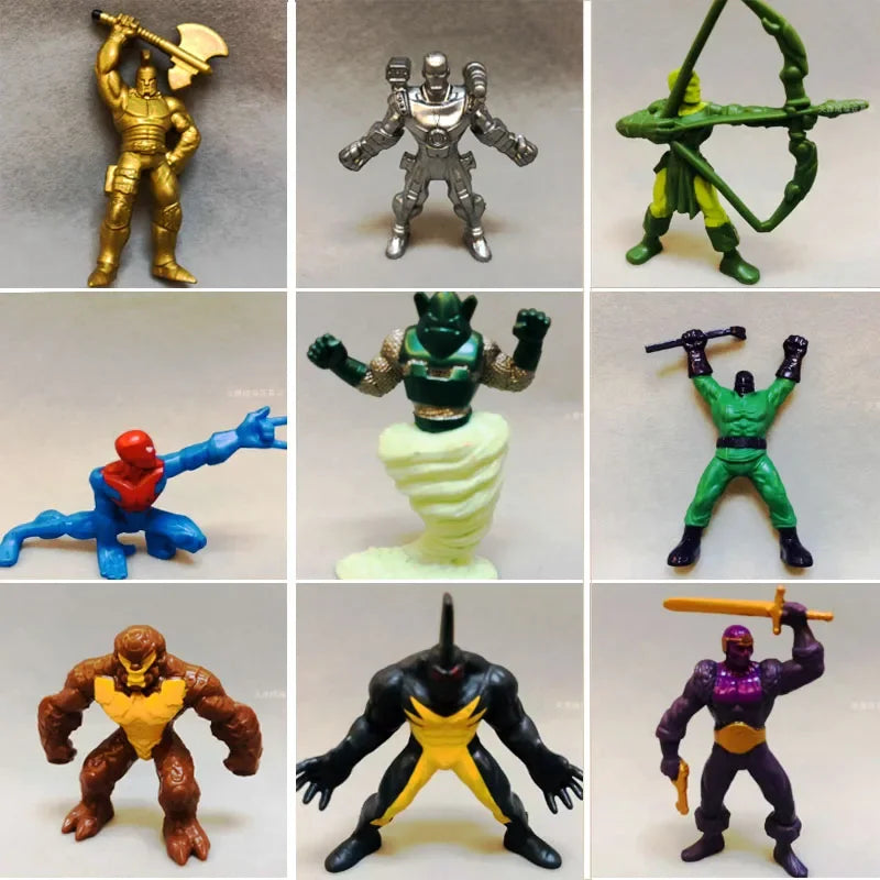 Bulk Mini Heroeses Theavengerss Q Verison Action Figures Collection Ornaments Model Toy Boys Gifts