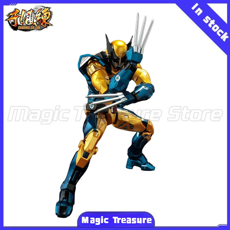 【MT】Sentinel Marvel UnionCreative Fighting Armor MARVEL WOLVERINE Reprint Movable Model Figure Toy