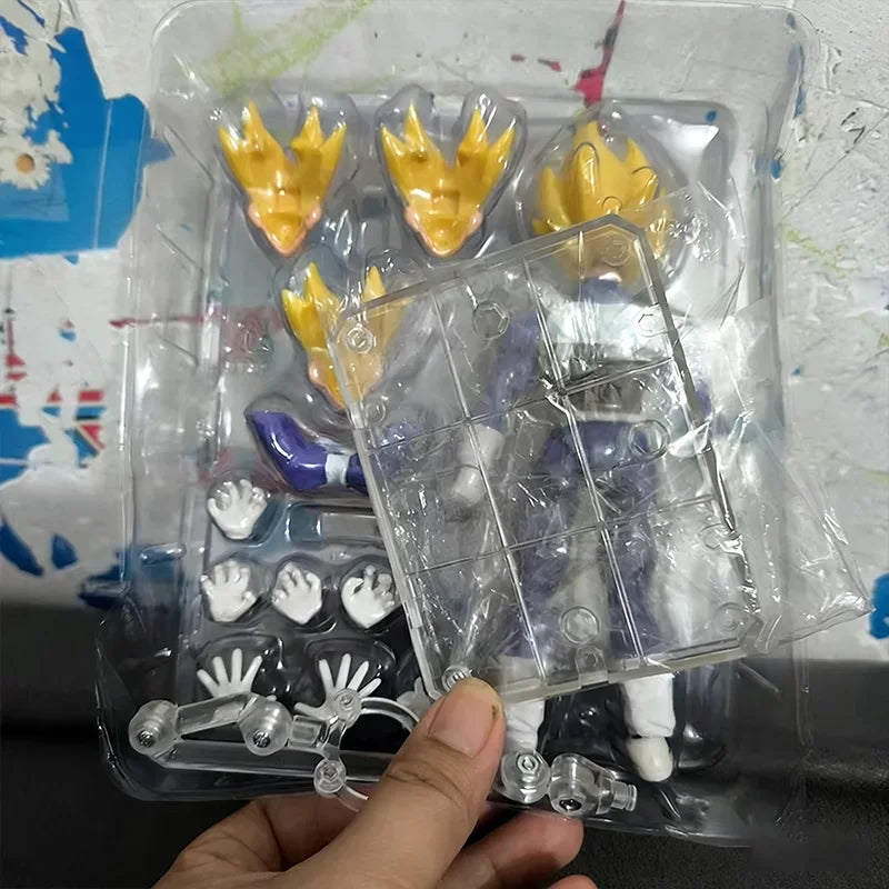 Super Saiyan Vegeta S.H.Figuarts Dragon Ball Z DBZ Action Figure Model Toys Room Ornament Gift
