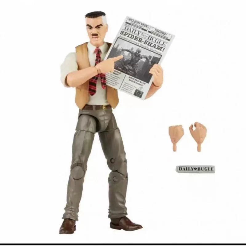 New Original Hasbro Marvel Legends Series J. Jonah Jameson (Spider-Man) Action Figures Toys Collection Models