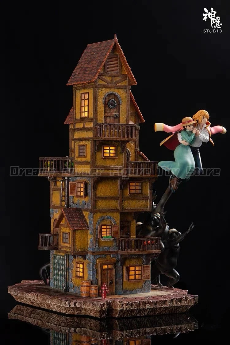 【Pre-sale】Shenyin Studio Silhouette Moment Series Encounter in The Air Hauru No Ugoku Shiro Figure Collection Ornaments Model