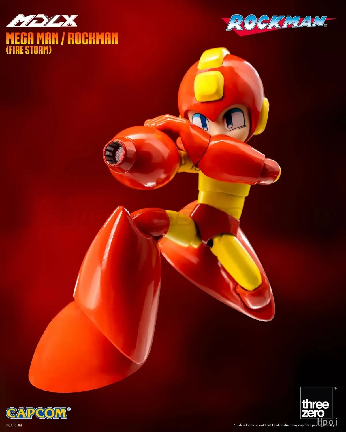 【MT】threezero 3Z0874 MDLX Megaman (FIRE STORM) Action Figure Model Toy Gifts