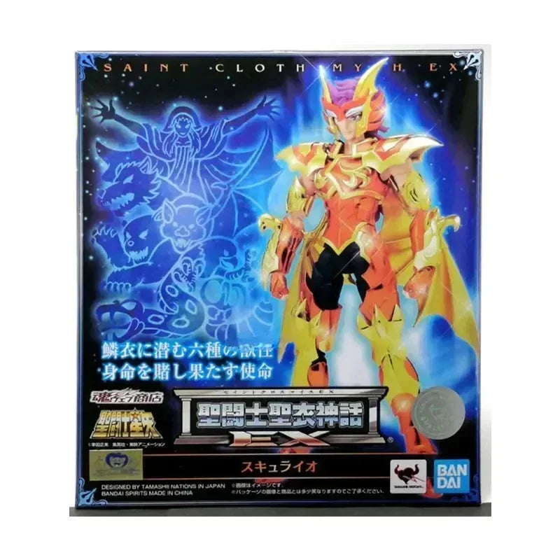 Original Bandai Saint Seiya EX Saint Cloth Myth 6 Holy Beast Anime Characters Movable Toy Gift In Stock