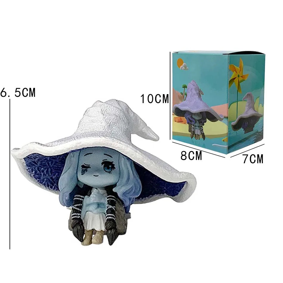 @@In Stock Elden Ring Gaming Q Version Mini Ranni Cat Melina Malenia The Half-Wolf Action Figure Lani Magic Ornaments Dolls！！