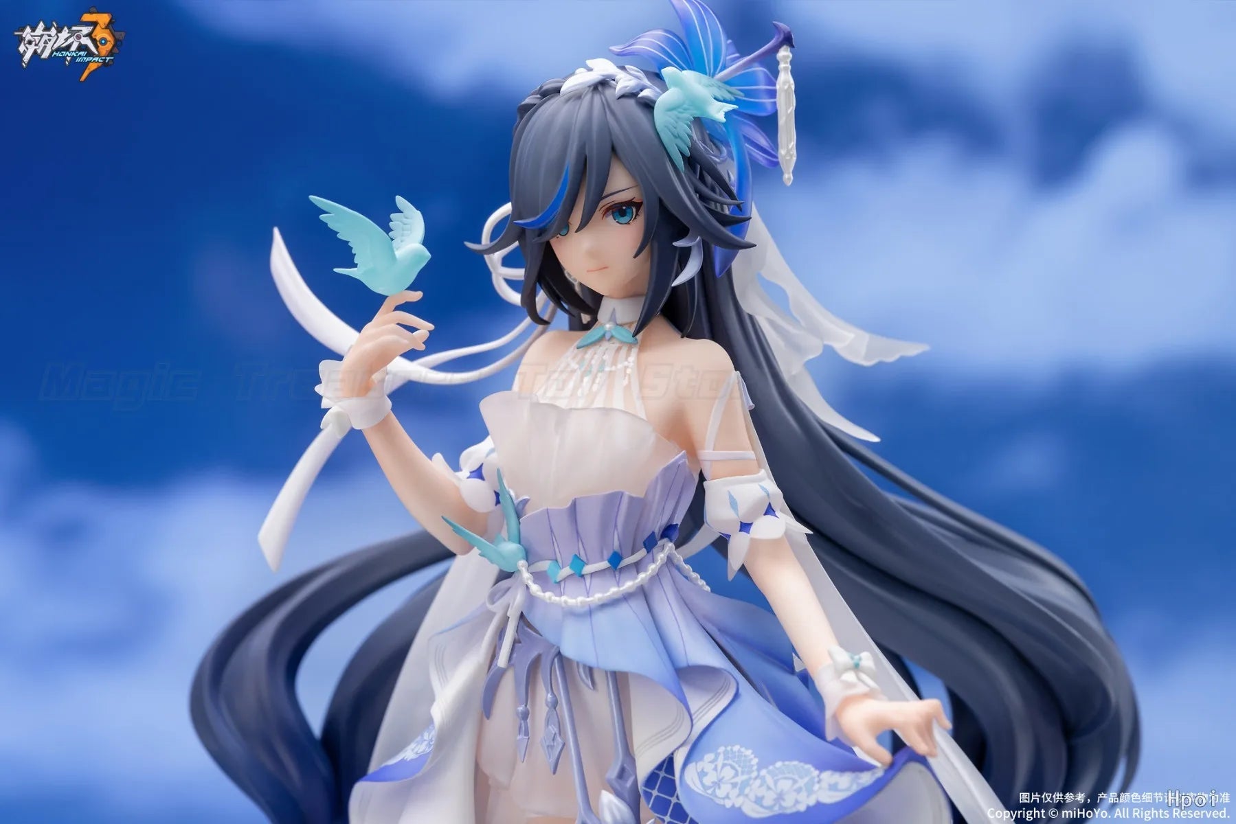 【In Stock】Original APEX-TOYS MiHoYo Honkai Impact 3 Fu Hua Blue Bird Garden 1/8 Scale Figure Toy Gift