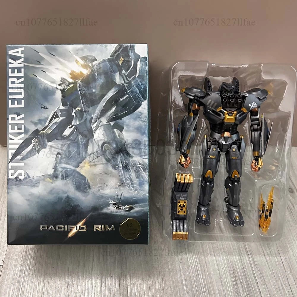 NECA Figure Pacific Rim Figure LED Red Tramp Japanese Mecha Gipsy Danger Obsidian Fury The Eureka Raiders Armour Room Decor Gift