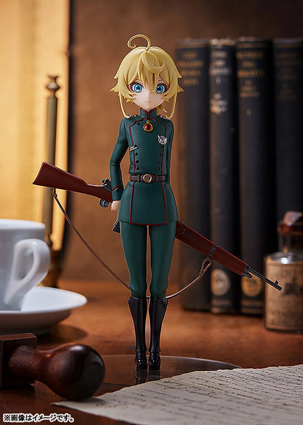 Original Genuine Good Smile Company Prepainted Pop Up Parade Youjo Senki II Tanya Degurechaff H=160mm Anime Character Figure