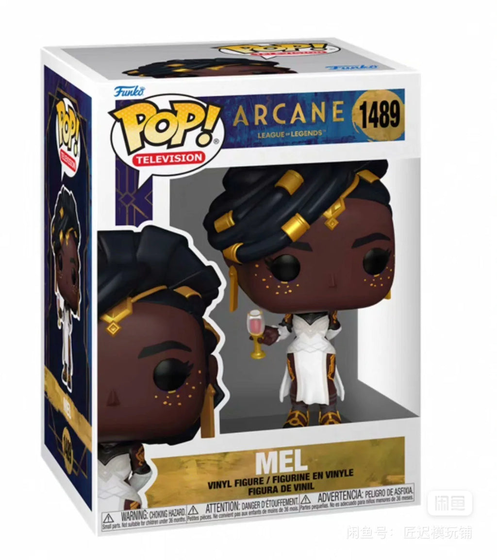 League of Legends Arcane Figurine Funko POP Caitlyn Champion Viktor Mel 1488 1489 Limited Edition Collectibles Doll Desk Decor