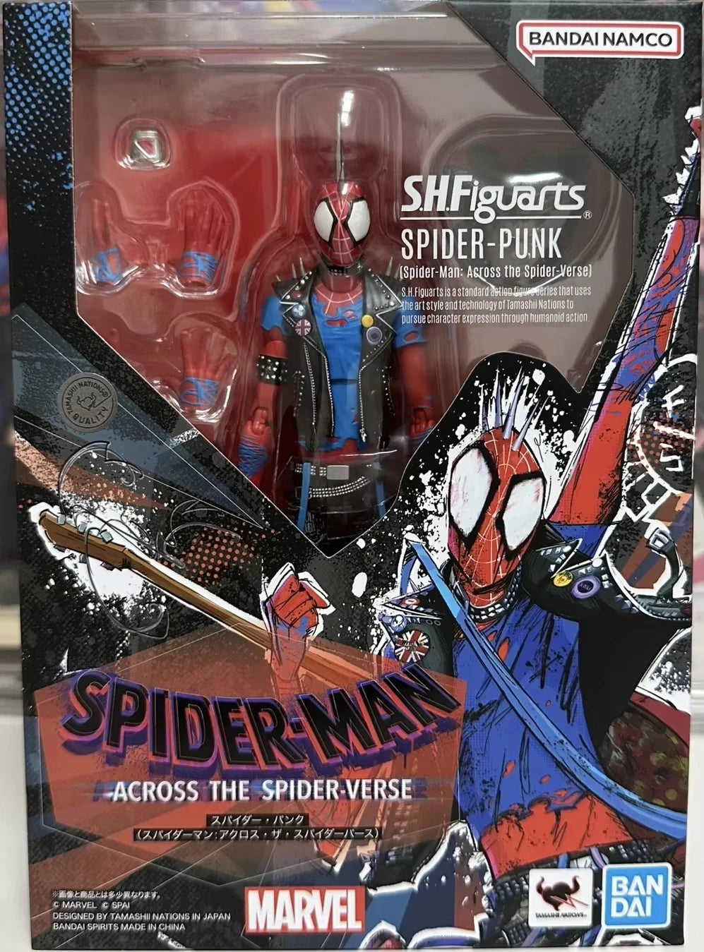 Original Brand New Bandai Banpresto Spider-Man Across The Spider Verse S H Figuarts Spider Gwen Miles Morales Spider Punk Toy