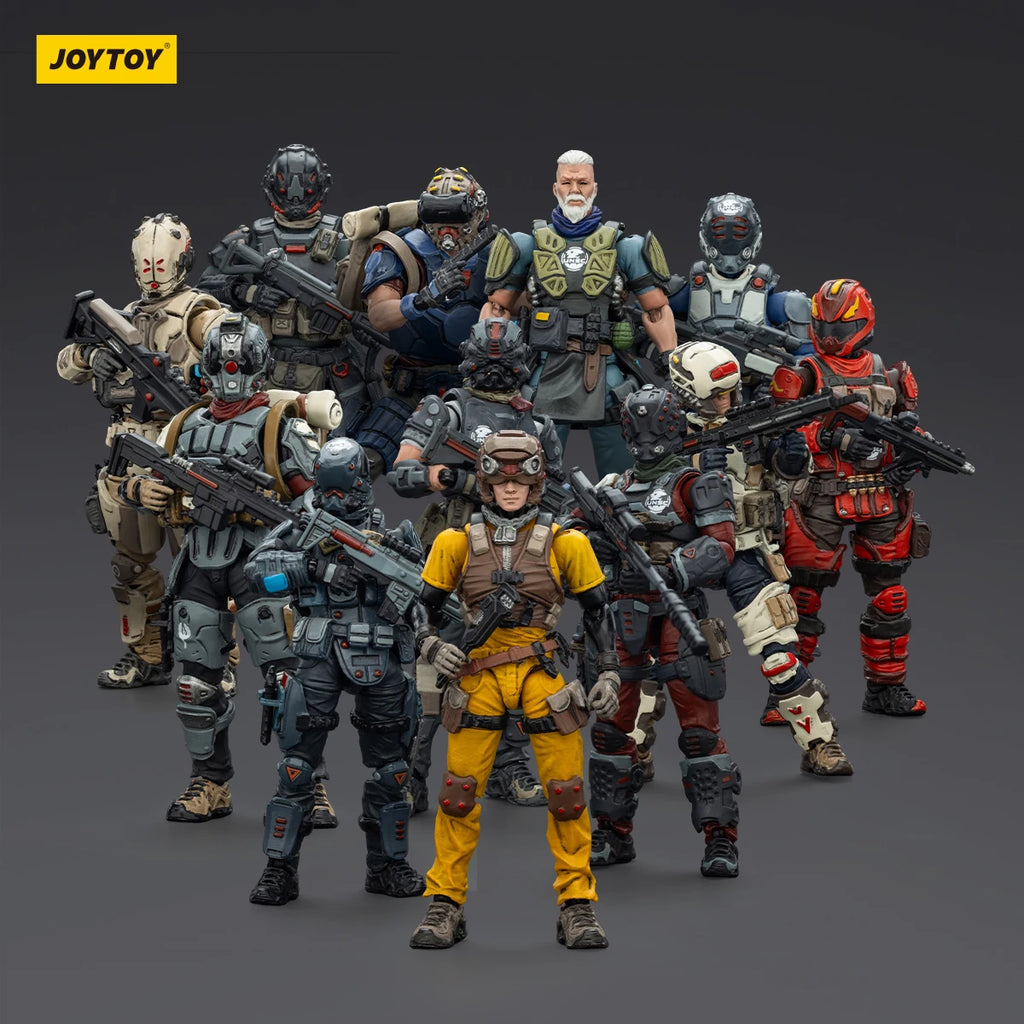 JOYTOY Dark Source 1/25 Steel Ride Corps & UNSC Corps Movable Figurine Joint Model Doll Assembly Toy Collection
