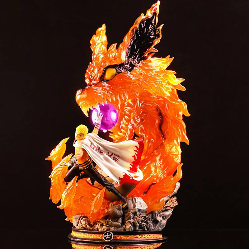 NARUTO 40cm Uzumaki Naruto Animation Peripherals Model Seventh Generation Hokage Figure Decoration Festival Gift Toy Collection