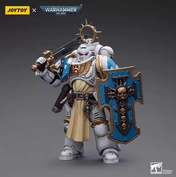 JOYTOY 1/18  40k Action Figure Black Templar Imperial Fist Blood Angel Space Wolve Bladeguard Veteran Anime Figure Model Toy