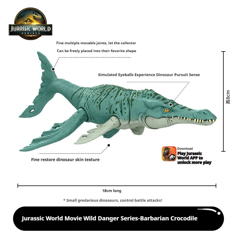 In Stock Mattel Jurassic World: Rebirth 4 Spinosaurus Action Figure Model Simulated Dinosaur Model Toys Children'S Birthday Gift