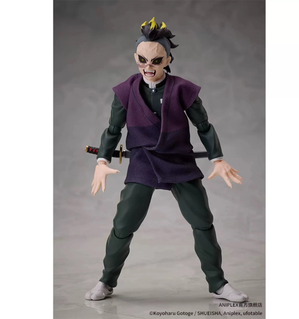 In Stock Aniplex Buzzmod Demon Slayer Shinazugawa Genya Articulated Action Figure