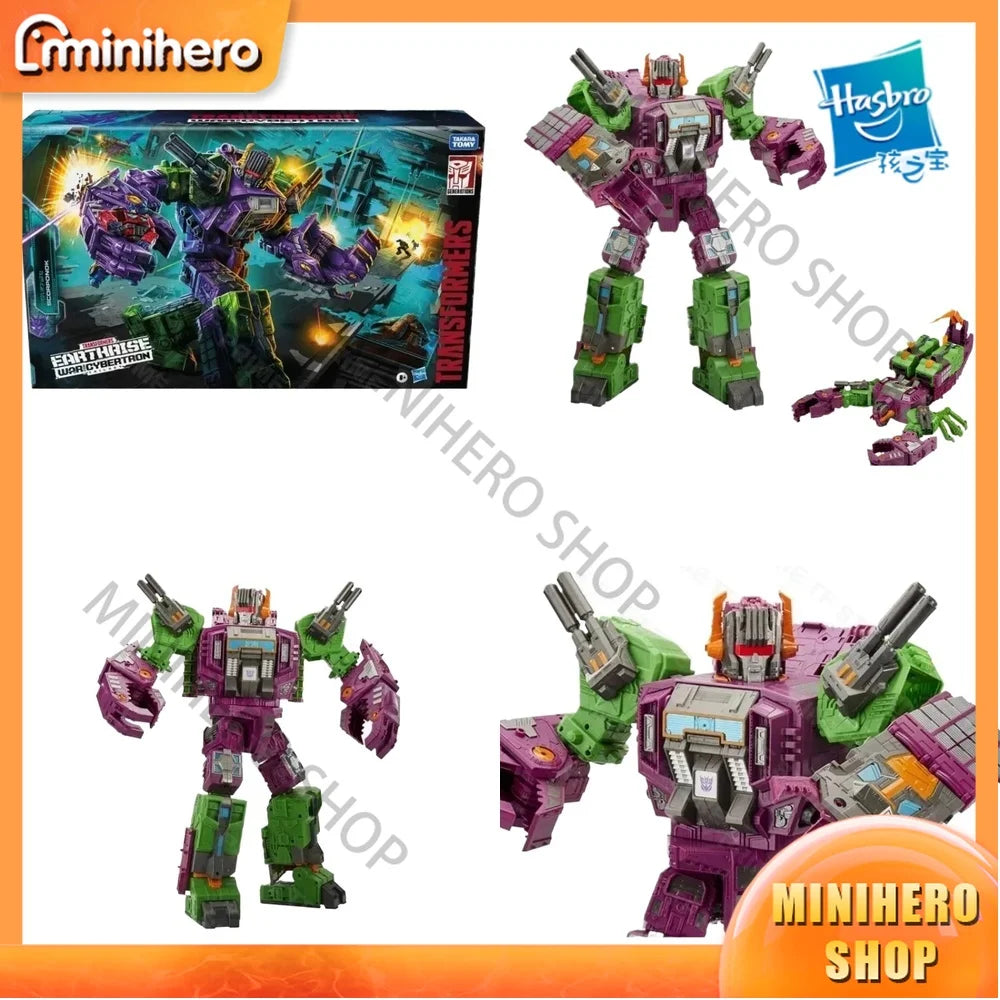 In Stock Original Hasbro Transformers War for Cybertron Earthrise WFC-E25 Scorponok Titan Class Articulated Super Action