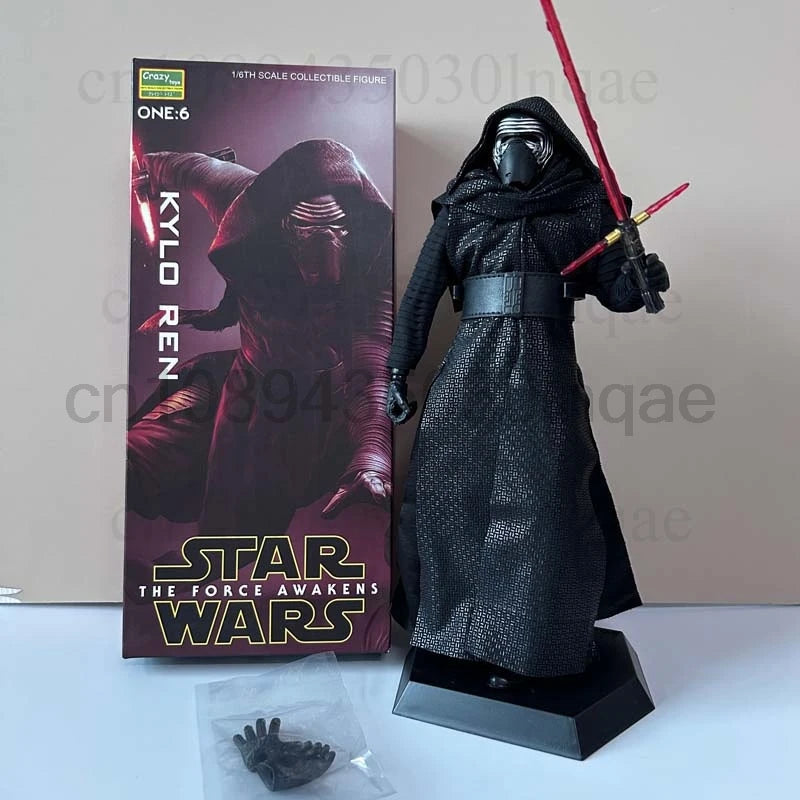 Crazy Toys 1:6 Star Wars Figure Movie Kylo Ren PVC Action Figure Collection Model Toys Room Ornament Gift For Kids