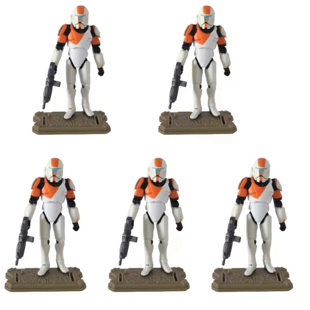 In Stock Lot SW Clone Wars Action Figure Commando Boss 3.75" Loose Anime Figure No Box Collectible Model Desktop Decoration Toys