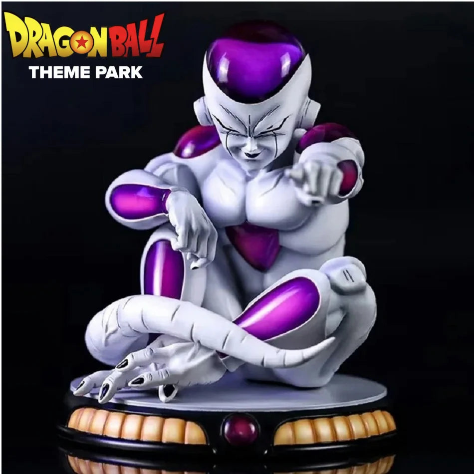 Dragon Ball Z Freeza Sit Ver Actionfigur Modelo Brinquedos Auto-Ornament Schreibtisch-Ornament-Kollektion Modell Puppenspielzeug Geschenk, 13 cm