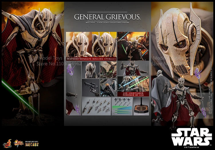 HOTTOYS HT MMS760D67 1/6 Collectible Toys General Grievous Star Wars Series Soldier 12'' Full Set Action Figure Model Gifts