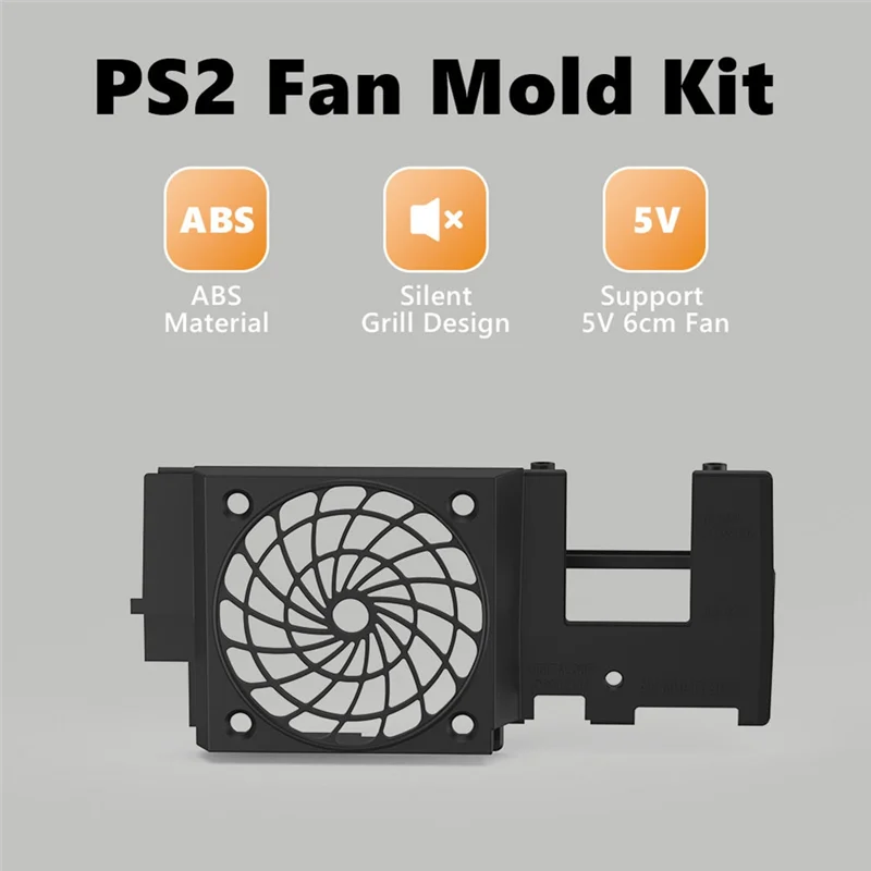 Hot Selling-Silent Cooling Fan Upgrade Kit For Playstation 2 Fat Console For SCPH-3XXXX&SCPH-5XXXX Models Enhanced Noctua Fan Br