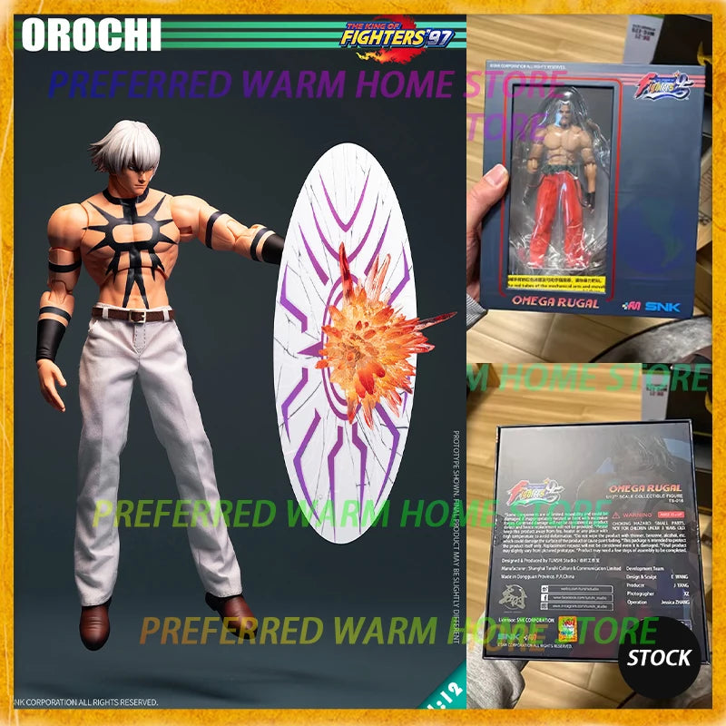 In Stock Original TUNSHI STUDIO OROCHI OMEGA RUGAL BERNSTEIN Model Toys 1/12TH SCALE FIGURE The king of fighters 95 KOF95