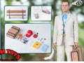 CHONG COO3  1/6 Scale Biography of Legendary Figures Forrest Gump Tom Hanks 12" Action Figure Full Set Model with Chair Model