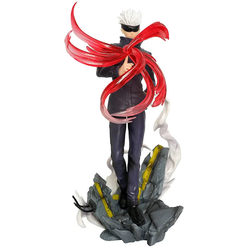 28cm Anime Cartoon Jujutsu Kaisen Gojo Satoru Kids Toys Pvc Model Statue Collection Brinquedos Action Figure Birthday Toys Gift