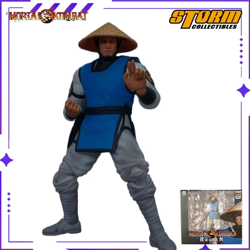 Brand New Authentic Storm Toys Original "Mortal Kombat" Raiden 1:12 Movable Doll Model Toy Gift Collection Ornament in Stock